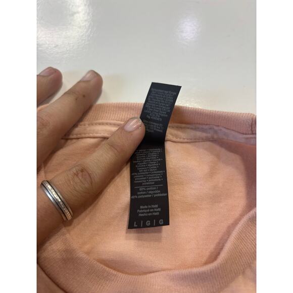 Stay Weird Tarot Card Graphic Tee - Peach Unisex Tshirt - Picture 4 of 4